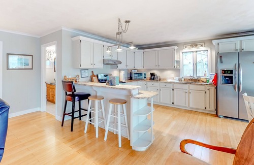 Branchport House | Updated Lakefront Home with a Seasonal Private Dock and 57-Feet of Waterfront