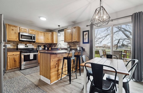 Lansing House | Updated Lansing Home | 4BR w Basement Theater Room