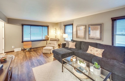 West Omaha House | Updated Omaha Home w/ Patio & Private Yard!