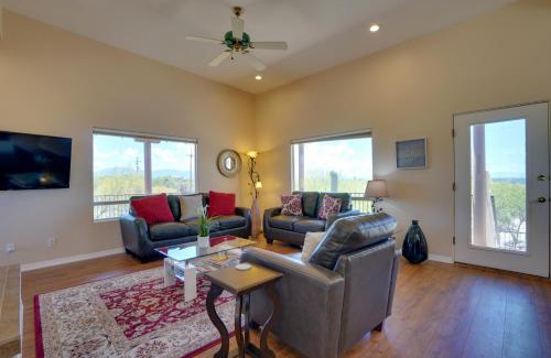 Tucson House | Updated Tucson Home with Panoramic Mtn Views and Pool!