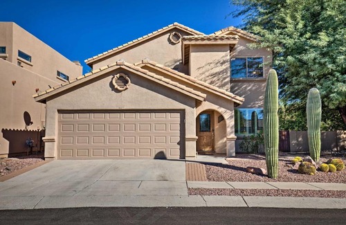 Copper Creek House | Updated Tucson Oasis with Pool and Mountain Views