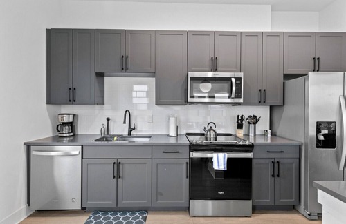 Five Points South Apartment | Upscale 2-Bedroom Condo with Stunning City Views