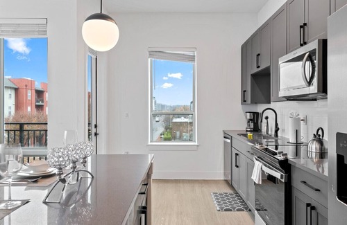 Five Points South Apartment | Upscale 2-Bedroom Condo with Stunning City Views