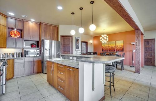 Laramie House | Upscale Laramie Home w/Hot Tub & Patio!