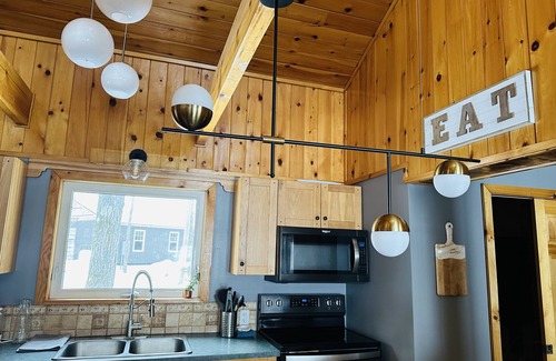Central Frontenac Cottage | Upscale, unique, clean, spectacular lakefront cottage with SAUNA!