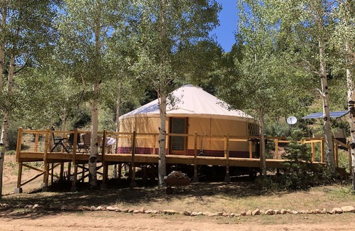 Duck Creek Village Cabin | Upscale Yurt on a Private Ranch
