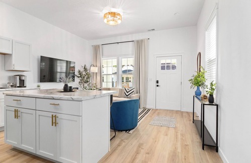 Evansville House | Uptown Haven: Stylish Stay Near Downtown with Bikes and Firepit near Downtown