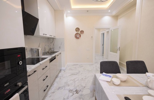 Dushanbe Apartment | Urban Oasis: Unparalleled Terrace Views in the Heart of the City