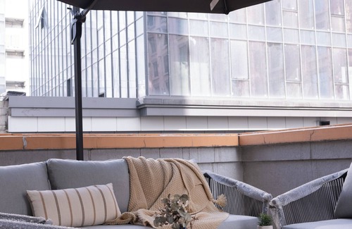 Dushanbe Apartment | Urban Oasis: Unparalleled Terrace Views in the Heart of the City