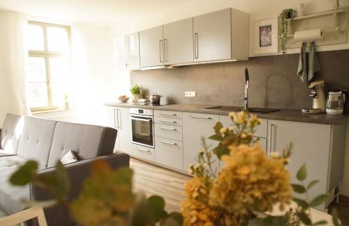 Sebnitz Apartment | Urlaubsfreude Biedermann Haus Blumenglück - Hortensie