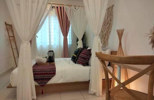 Beranang Apartment | V Boho Home 3Bedroom 7-8Pax Eco Majestic Semenyih