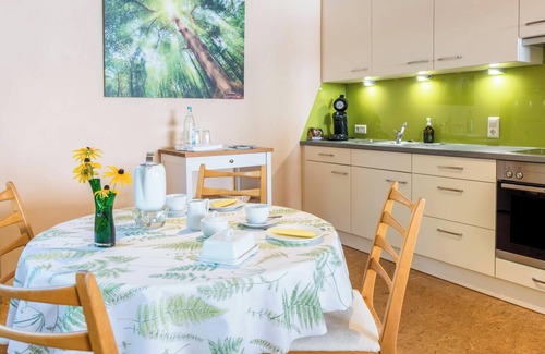 Ueberlingen Apartment | Vacation Studio "Grünspecht" with Wi-Fi, Garden & Terrace
