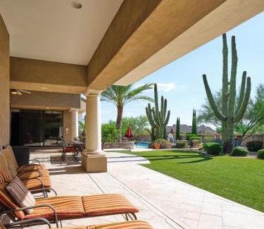 Happy Valley Ranch House | Valley View Villa - Resort Style Backyard - Heated Pool
