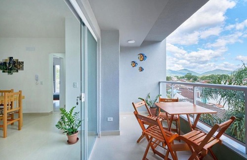 Pereque-Acu Apartment | Varanda Gourmet, 270mPraia, Vista Mar, WiFi264mbps