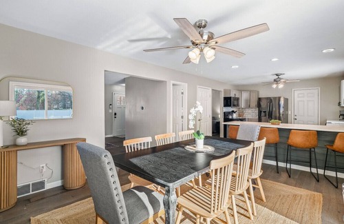 Vermilion House | Vermilion Retreat w/Game Room, Hot Tub & Across from Community Pool