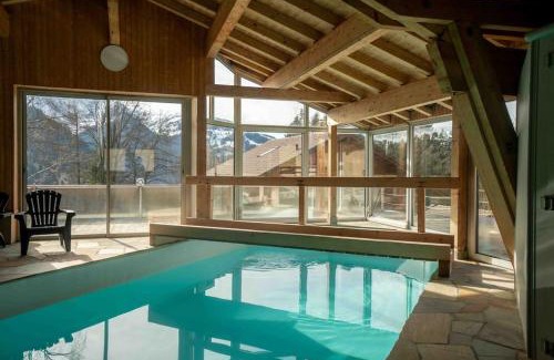 Barboleusaz Ski Chalet | Verseau avec piscine intérieure