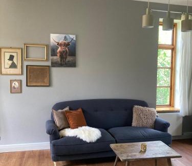 Wittmoldt Apartment | Verwalterhaus mit Blick auf die Pferdeweide -Gut Wittmoldt-