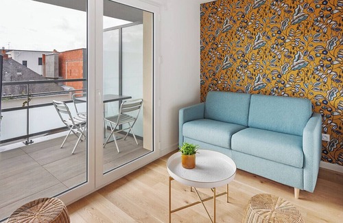 Madeleine-Champ de Mars Apartment | Very bright apartment with balcony in Nantes