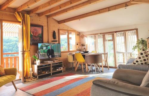 Saint-Martin-Bellevue Ski Chalet | Very comfortable, fully equiped two bed appartement in private chalet entire floor Near La Clusaz, Grand Bornand, Annecy and lake and private terrace Bbq