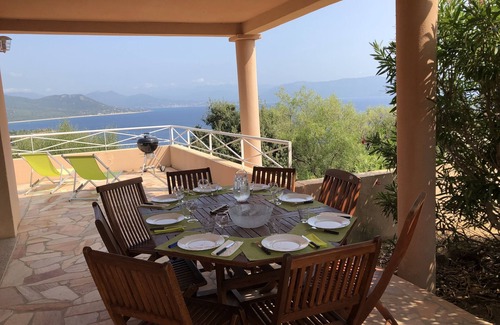 Porto Pollo Villa | Very Pleasant Villa With a Panoramic View of the Propriano Bay