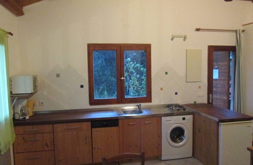 Sarrola-Carcopino Cottage | Very quiet, air-conditioned cottage on private property with valley and sea views