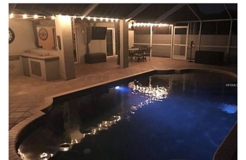 New Port Richey House | Very spacious house private pool with bar big kitchen