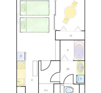 Chuo Ward Apartment | vetta kumamoto shinyashiki 703