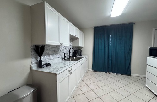 Miller Beach House | Vibrant Villa with Private Hot Tub in Miller Beach