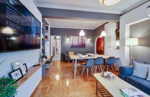 Platia Viktorias Apartment | Victoria 5star/5BR BigApt/Sauna/2min to metro
