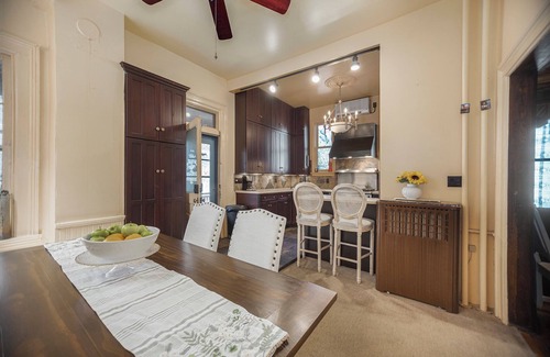 Nelson House | Victorian in downtown historic district. Large porches. Near lakes and trails.