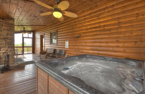 Raccoon Ridge House | View From The Top - Pet-Friendly Mountain View Blue Ridge Cabin - Stunning Views, Hot Tub, Shuffleboard, Foosball In The Aska Ad