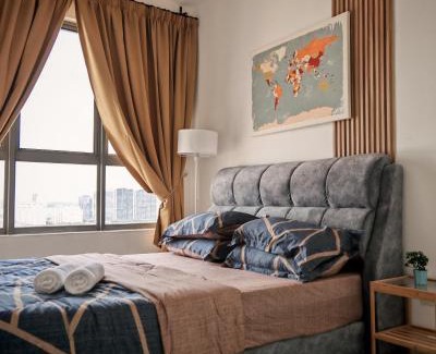 Taman P Ramlee Apartment | View KLCC 3 Bedroom Homestay Kenwingston Platz