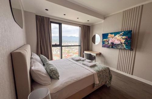 Old Boulevard Apartment | View studio 50 meters from the sea, Porta Batumi Tower