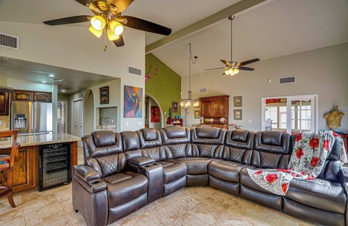 Rio Rico House | Views + Fire Pit: Hilltop Retreat in Rio Rico!