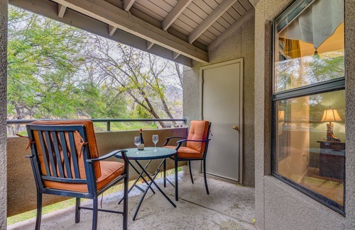 Tucson Apartment | Views of Ventana Canyon Golf course and Desert Sunsets!