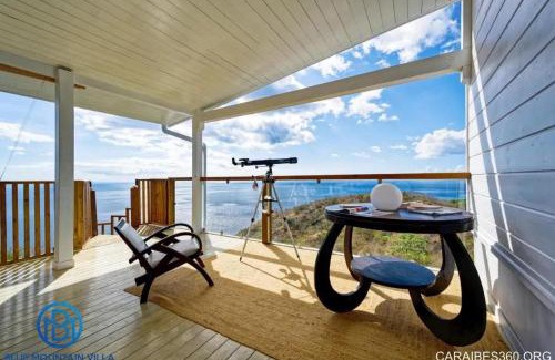 Le Carbet Villa | Villa élégante avec vue sur mer et montagne au Carbet