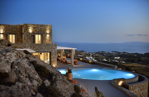 Plintri Villa | Villa 300sqm, with private pool and unique sunset & sea views