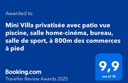 La Baule-Escoublac Villa | Villa 75m2 avec Piscine et Jacuzzi privés, Sauna et Home-Cinéma à 800m des Commodités