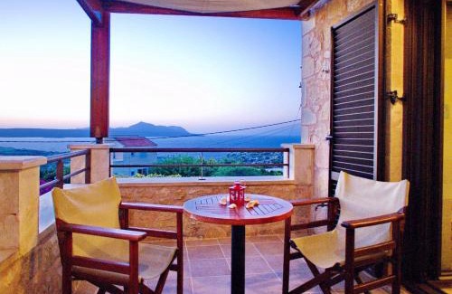 Kokkinon Khorion Villa | Villa Afrati Sea Views Pool AC