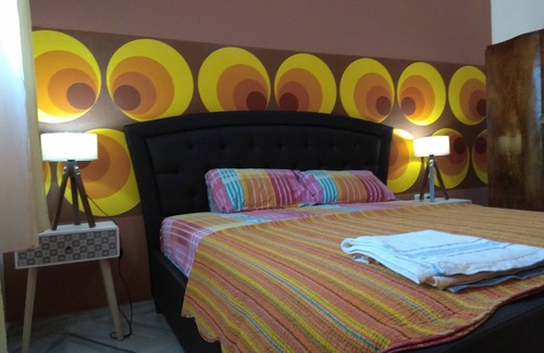 Emmanouil Pappas House | Villa Agnanti Apts · Retro LUX Double Space Suite for 4 guests