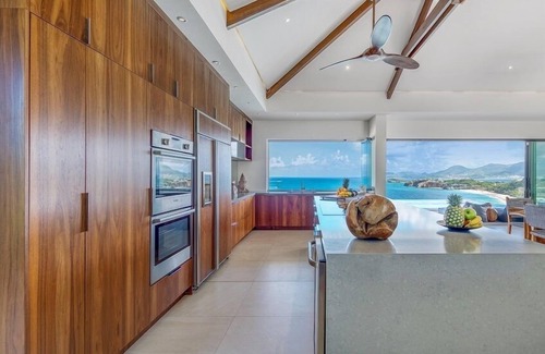 Les Terres Basses Villa | Villa Amandara | Ocean View - Located in Beautiful Terres Basses with Private Pool