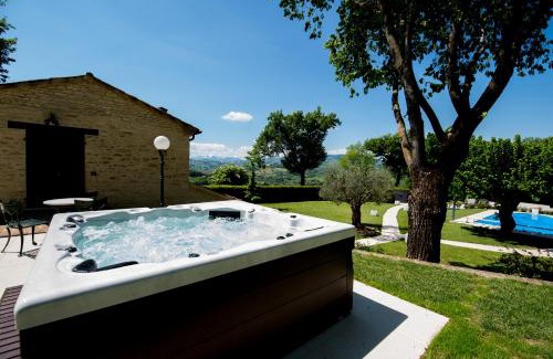 SantʼIppolito Villa | Villa Anna heated pool two outdoor jacuzzi and sauna