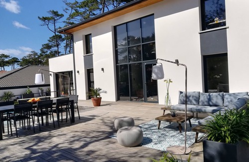 Labenne-Ocean Villa | Villa Architecte Lumineuse à 350m de la Plage Avec Piscine Chauffée