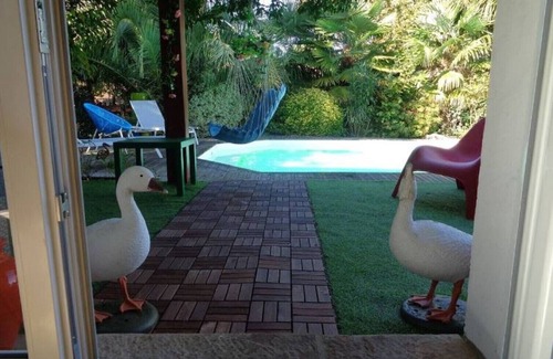 Ascain House | Villa Ascain Swimming pool/Garden near Bourg and 12 minutes by car from the beach