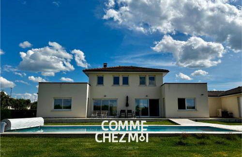 Giffaumont-Champaubert Villa | Villa avec piscine pour 10 personnes - Lac du Der Giffaumont