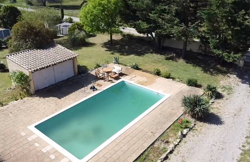 Valflaunes Villa | Villa avec Piscine Privée et Jardin vue Pic Saint Loup