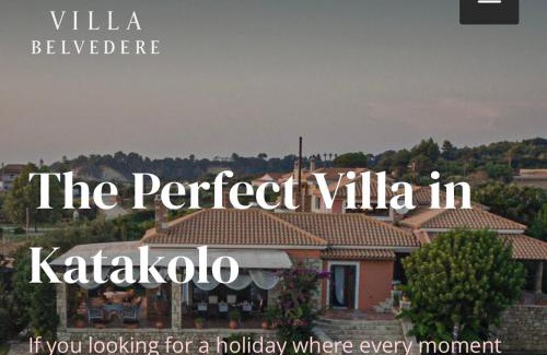 Katakolo Villa | Villa Belvedere