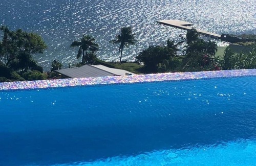 Cook's Bay House | "Villa Blanche" PANORAMIC POOL-BAR COOK BAY