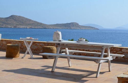 Halki Villa | Villa Blu beach front