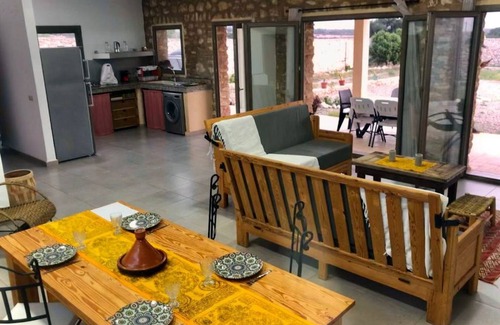 Sidi Kaouki Villa | VILLA BOUJMAA IS A QUIET VILLA, LARGE TERRACE AND GARDEN, FIREPLACE, NEAR SEA